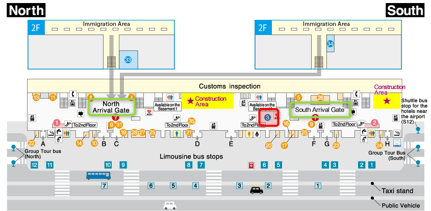 LAWSON Kansai International Airport 1st Floor Location map