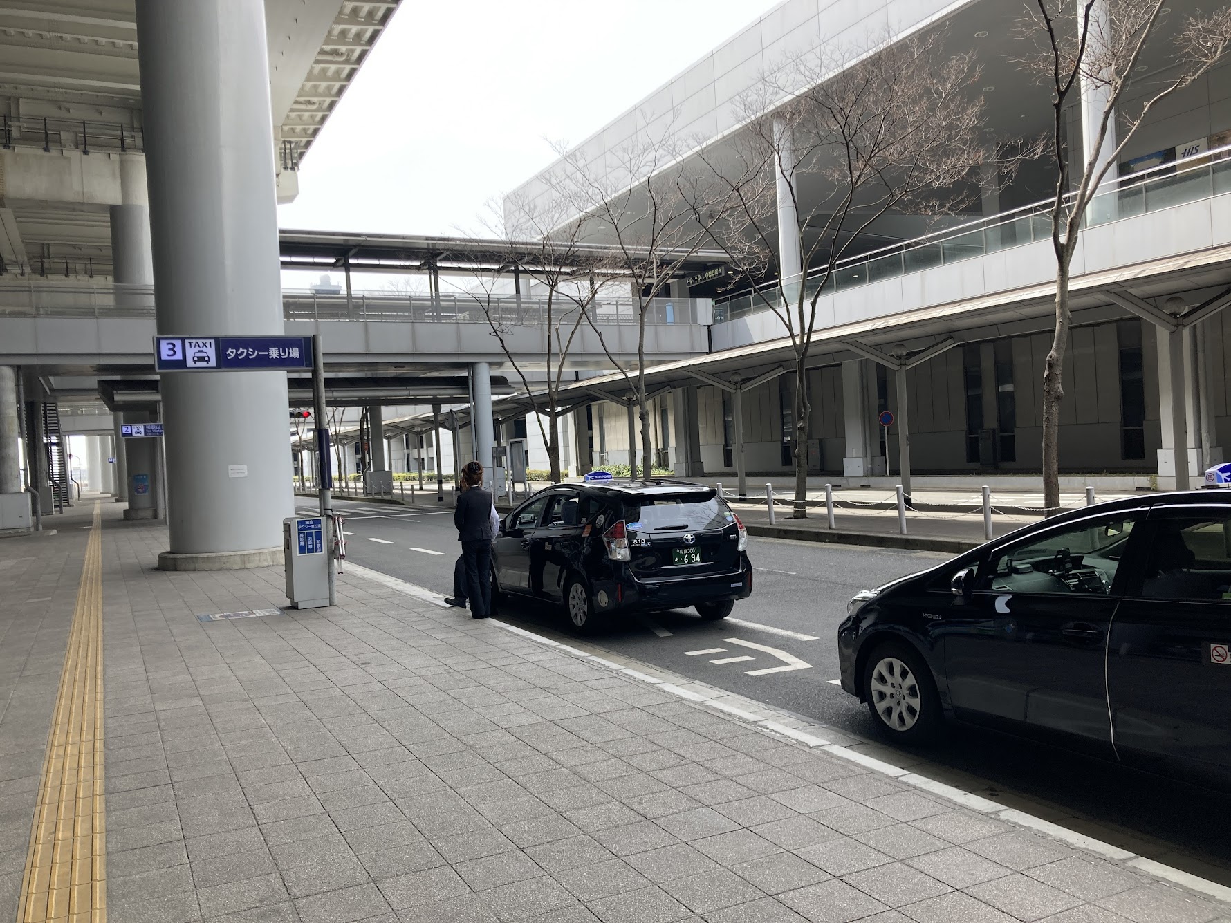 Taxi stand Kansai airport