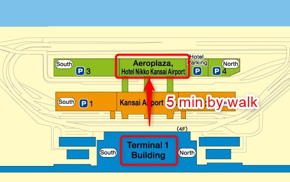 How to get from Kansai airport to Aero Plaza
