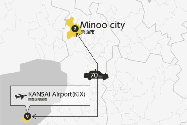 Kansai Airport Transfer from/to Minoo city