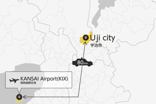 Kansai Airport Transfer from/to Uji city