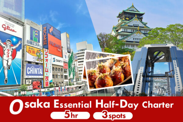 Osaka Essential Half-Day Charter from Osaka Hotel (5 Hours)